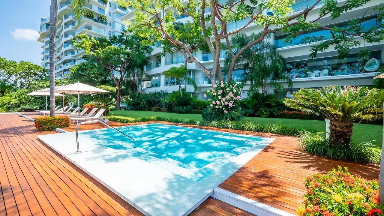 公寓 Avalon - 907 Gorgeous View 3 Bedroom Private Pool Amapas 巴亞爾塔港